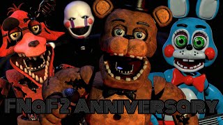 FNaF 2 Mega Mashup FNaF 2 Anniversary  18 Songs [upl. by Zavala]