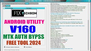 Android Utility Pro Tool v16000  MTK META TOOL LATEST VERSION  FREE AUTH BYPASS TOOL 2024 [upl. by Marabel190]