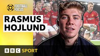 Rasmus Hojlund Manchester United forward on lifelong dream that became a reality  BBC Sport [upl. by Tnomel]