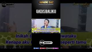 Gadis Baliku Karaoke Duet Dangdut dangdut coversong smule karaoke [upl. by Norod]