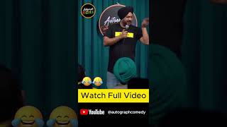 Punjabis and Food 🤣  Stand Up Comedy ft Parvinder Singh [upl. by Cela]