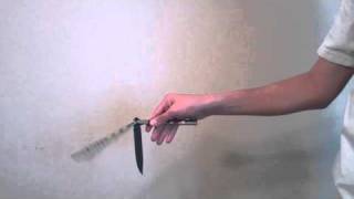 Balisong Tutorial Thumb Roll Beginner [upl. by Ardnohsed]