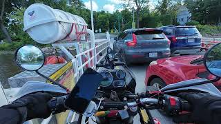 Tour de lÎle Bizard à Montreal avec Shakti ma royal Enfield Himalayan [upl. by Ball101]