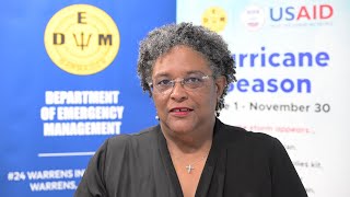 2 Weather Statement Prime Minister Mottley June 29 2024 [upl. by Lagasse]