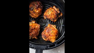 Air Fryer Chicken Thighs Recipe [upl. by Llebpmac]