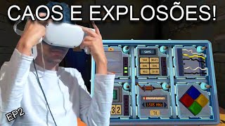 VR EXPLODINDO AO TENTAR DESARMAR A BOMBA EM REALIDADE VIRTUAL [upl. by Rebmyt]