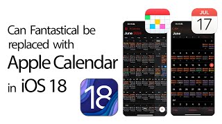 Can iOS 18 Calendar Finally Replace Fantastical [upl. by Salohcim]