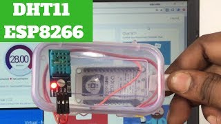 IOT DHT11 ESP8266 Arduino IDE web server Tutorial  Rete IOT  My Electronics Lab [upl. by Flodur509]