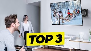 TOP 3  Meilleur SUPPORT MURAL pour TV 2024 📺 [upl. by Ikir]