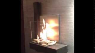 Geo Flame Bio Fire by Gel Fireplaces Ltd [upl. by Eldred]