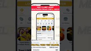 Melbet app pr account banae ka tarika  how to make Melbet account in Pakistan melbet [upl. by Rurik]