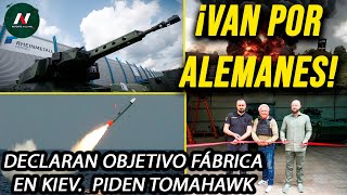 ¡Rusia atacará a los alemanes Declara objetivo fábrica de blindados Zelensky pidió Tomahawk a EEUU [upl. by Yerfej]