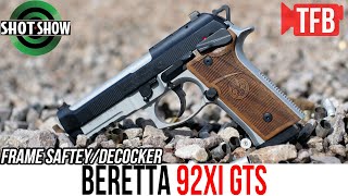 Berettas First Frame Safety Double Action The 92 GTS quotTwin Searquot [upl. by Ingmar963]