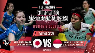 MatsuyamaShida JPN vs MayasariRamadhanti INA  R32  Kumamoto Masters Japan 2024 [upl. by Menzies]