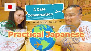 Nomadic Lifestyle Cafe Chat with a Japanese Teacher Shun Traveling the Globe Nonstop for a Decade [upl. by Derayne551]