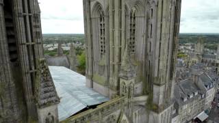 Présentation de Coutances en drone [upl. by Adikram]