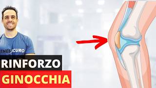 Come RINFORZARE le GINOCCHIA con solo 2 ESERCIZI [upl. by Uos]