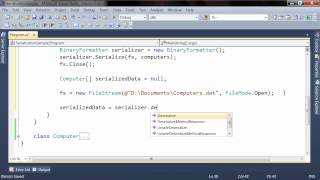 Simple binary and soap Serialization using NET and C [upl. by Oriel877]