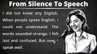 From Silence To Speech  Improve Your English  Learn English Speaking  Graded Reader [upl. by Mahla]