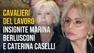 Caterina Caselli e Marina Berlusconi tra i nuovi Cavalieri del Lavoro [upl. by Enelad]