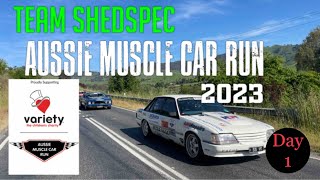 Variety Aussie Muscle Car Run 2023  HDT VK SS Team ShedSpec [upl. by Ellyn]