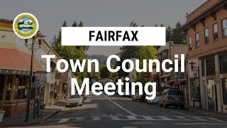 Fairfax Town Council September 4 2024 [upl. by Ydnew39]