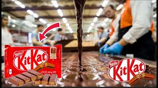 How KITKAT CHOCOLATE is Made [upl. by Scholz]