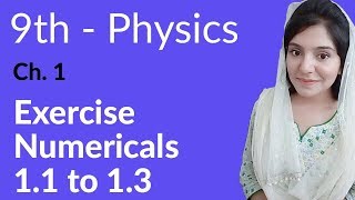 Matric part 1 Physicsch 1Numerical 11 to 13 9th class Urdu Lecture [upl. by Gazzo]