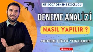 Yks Deneme Analizi Nasıl Yapılır  Deneme Çözme YöntemleriTurlama TaktiğiDikkat edilecekler ❗👈⚡ [upl. by Elinet]