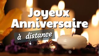 Joyeux Anniversaire  Jolie carte virtuelle à distance [upl. by Ahsytal]