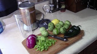 Fresh Homemade Tomatillo Salsa [upl. by Edualc]