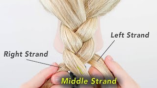 How To PullThrough Braid  Easy Braid Hairstyle [upl. by Saiff]