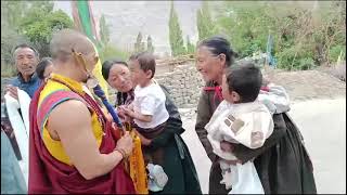 His Eminence Palga Rinpoche blessings at nubra 🙏🙏🙏🙏 [upl. by Nigrom]