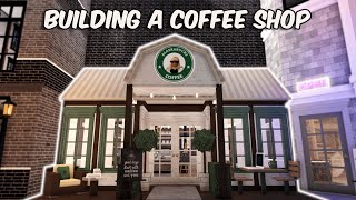 BUILDING A COFFEESHOP IN BLOXBURG  roblox [upl. by Shannen261]