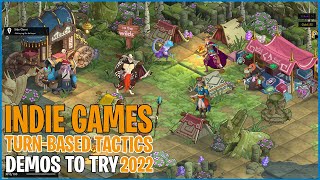 10 TurnBased Tactics Indie Games to try 2022 [upl. by Nylyak401]