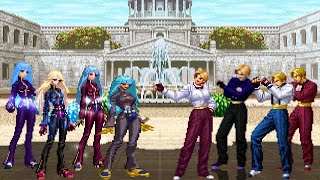 KOF Mugen Memorial  Kula vs King  4vs4 [upl. by Salangi810]