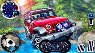 US Jeep Driving Offroad Simulator 3D  Real Cargo Car Zoo Transport Driving  Android GamePlay [upl. by Vahe]