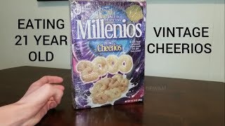 Eating Vintage Cheerios Cereal Millenios [upl. by Inohtna]