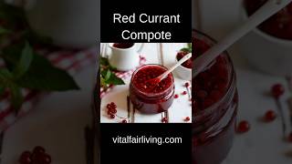 Easy Red Currant Berry Compote Your GoTo Recipe [upl. by Ruffina134]