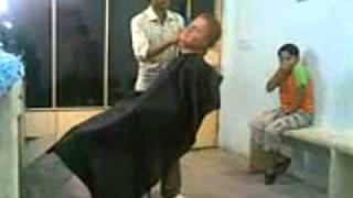 Barber Slap  Very Funny  from wwwmetacafecomflv [upl. by Cohlier]