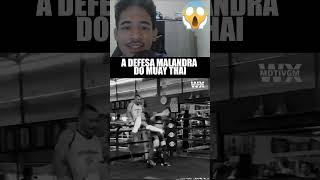 A DEFESA MALANDRA DO MUAY THAI [upl. by Bensen]