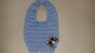 TUTORIAL BABERO A CROCHET [upl. by Armstrong338]