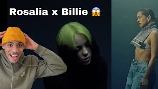 BILLIE EILISH  ROSALÍA OMG 😱 FIRST REACTION  LO VAS A OLVIDAR  OFFICIAL MUSIC VIDEO 🔥 [upl. by Annairam658]