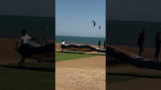 kitesurfing kitesurf watersportcenter kitepower elgouna redsea egypt shortsviral [upl. by Aelam735]