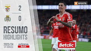 Resumo Benfica 20 Boavista Liga 2324 18 [upl. by Melita]