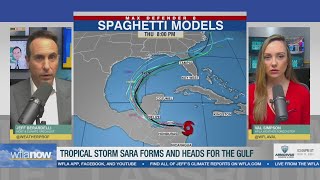 Tropical Storm Sara expected in Gulf next week [upl. by Nev]