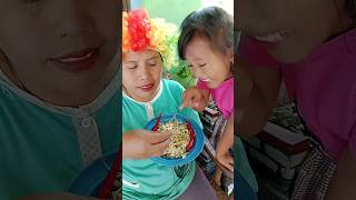 Hani makan ulet belatung shorts funny viralvideo [upl. by Selbbep]