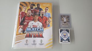 PIERWSZE UZUPEŁNIANIE ALBUMU TOPPS MATCH ATTAX 20242025  SZOK ILE JUŻ JEST KART W ALBUMIE [upl. by Anael]