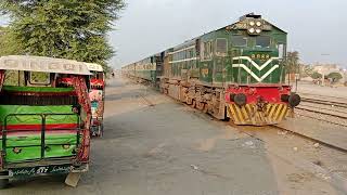 Thall express down arriving at piplan railway station [upl. by Sitarski]