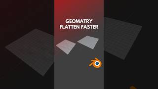 How To Flatten The Geometry in Blender [upl. by Kassie909]